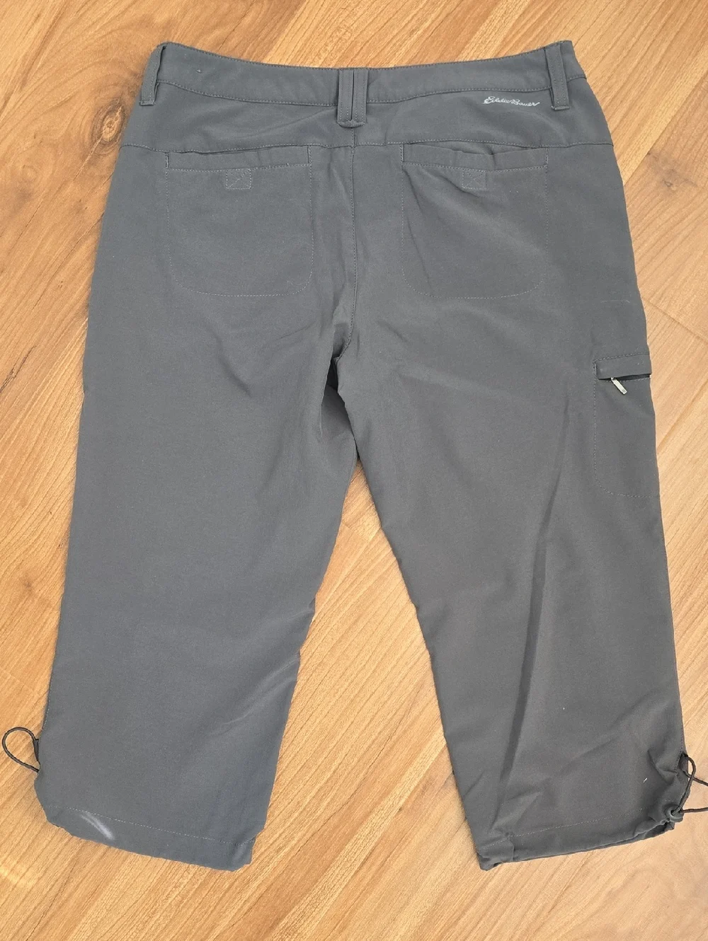Eddie Bauer Womens Slate Blue/gray Cargo Capris